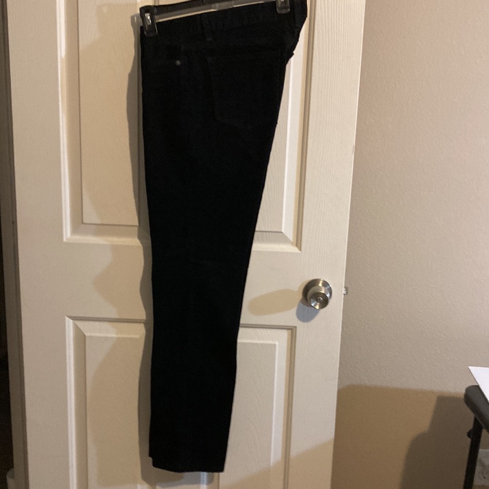 Loft Modern Slim corduroy black pants size 10. 97% cotton 3% spandex